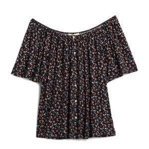 Floral off the shoulder top